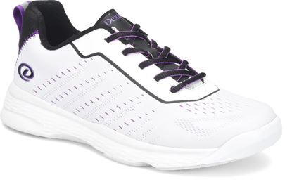 Picture of Dexter Trixie White Black Purple Women's Bowling Shoes