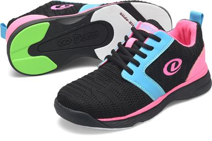 Picture of Dexter Raquel LX Black Blue Pink Women's Bowling Shoes