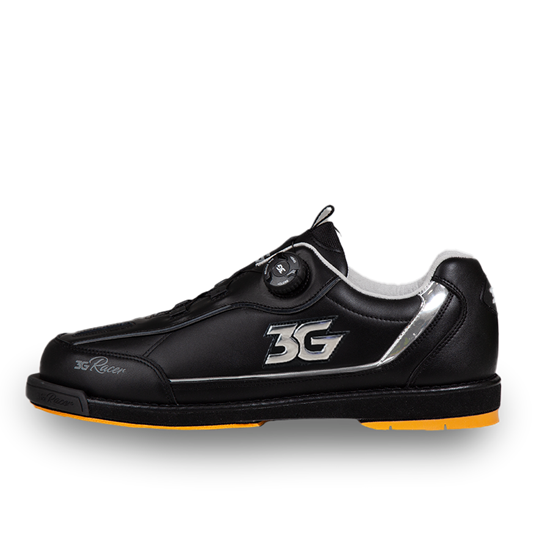 Picture of 3G Men's Dial Racer Black Chrome Left Hand Bowling Shoes