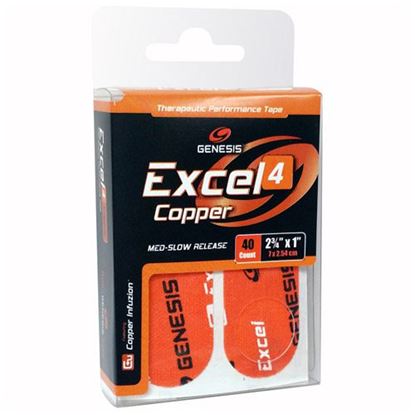 Picture of Genesis Excel 4 Classic Tape Orange Pre Cut 40 Count
