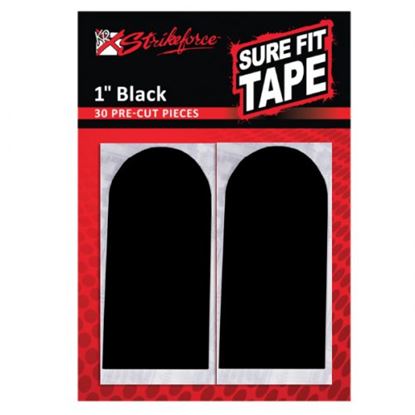 Picture of KR Strikeforce Sure Fit Tape 1" Black Smooth 30 Piece