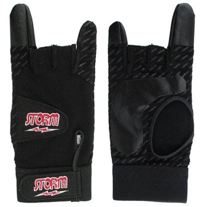 Picture of Storm Xtra Grip Wrist Support Black Left Hand Bowling Glove