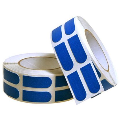 Picture of Turbo Grip Strips Tape Electric Blue 1" Precut Fitting Tape 500 Count Roll