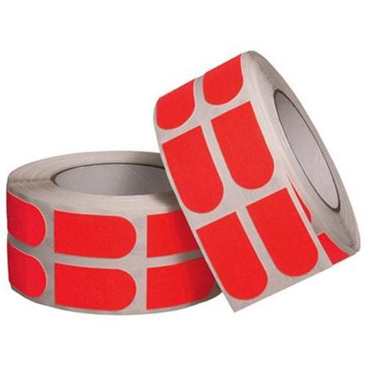 Picture of Turbo Grip Strips Tape Red 3/4" Precut Fitting Tape 500 Count Roll