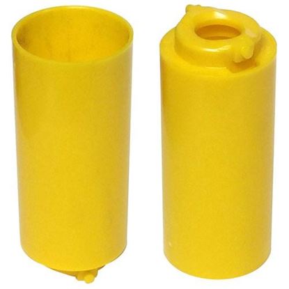 Picture of Turbo Switch Grip Empty Removable Inner Sleeve Yellow - Single
