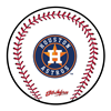 Picture of KR Strikeforce MLB Houston Astros Round Baseball Shammy