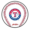 Picture of KR Strikeforce MLB Texas Rangers Round Baseball Shammy