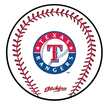 Picture of KR Strikeforce MLB Texas Rangers Round Baseball Shammy