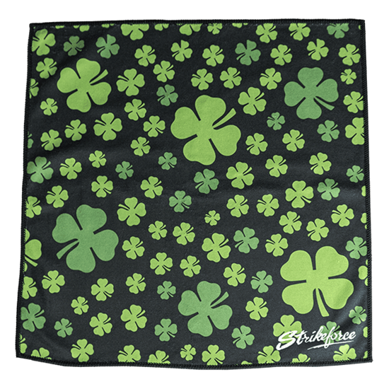 Picture of KR Strikeforce Sublimated Microfiber Towel Shamrocks 16x16
