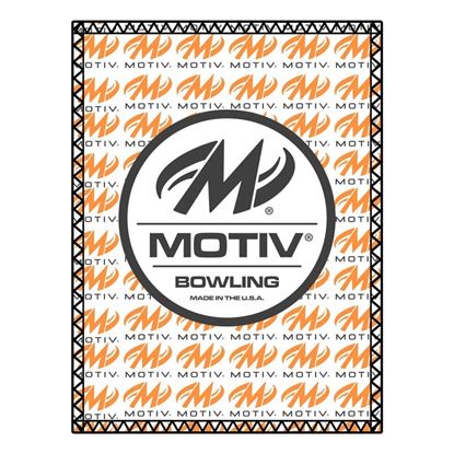 Picture of Motiv Black Orange SD Leather Bowling Shammy
