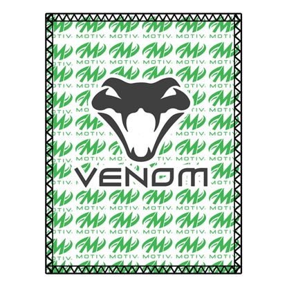 Picture of Motiv Venom Black Green SD Leather Bowling Shammy