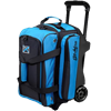 Picture of KR Strikeforce Konvoy 2 Ball Double Roller Black Caribbean Blue Bowling Bag