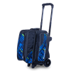 Picture of Brunswick Punisher Double 2 Ball Roller Blue Green Bowling Bag