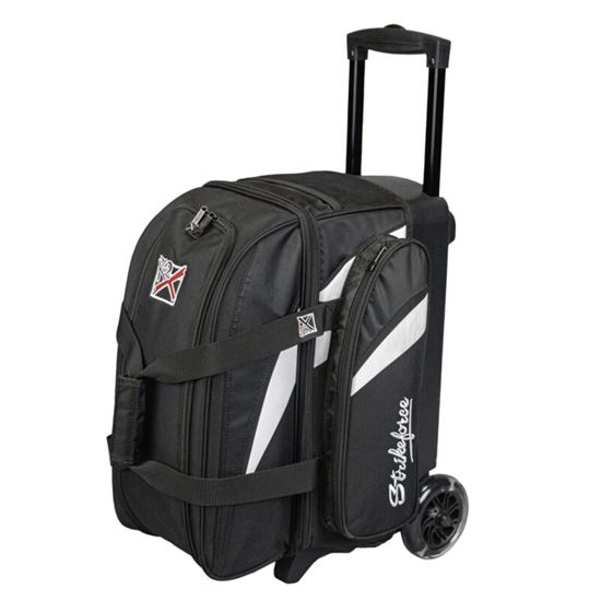 Picture of KR Cruiser 2 Ball Double Roller Black White Bowling Bag