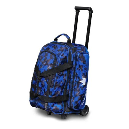 Picture of Brunswick Zone Double 2 Ball Roller Blue Chaos Bowling Bag