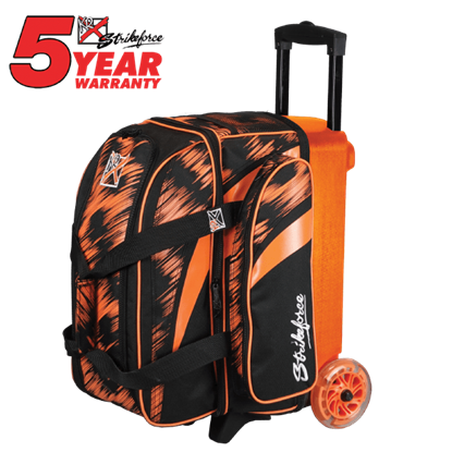 Picture of KR Cruiser 2 Ball Double Roller Scratch Orange Bowling Bag
