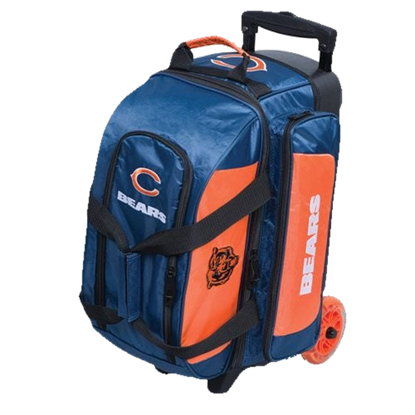 Picture of KR NFL 2 Ball Double Roller Chicago Bears Bowling Bag