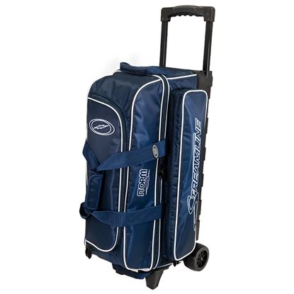 Picture of Storm Streamline 3 Ball Roller Diamond Navy Grey Bowling Bag