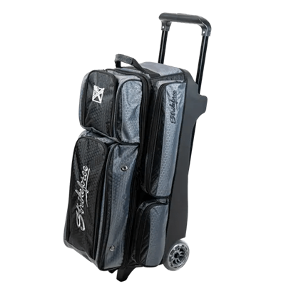 Picture of KR Strikeforce Konvoy 3 Ball Triple Roller Black Smoke Bowling Bag