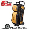Picture of KR Pittsburgh Steelers 3 Ball Premium Triple Roller NFL Bowling Bag