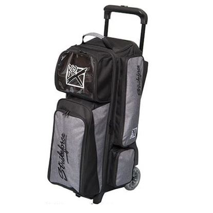 Picture of KR KRush 3 Ball Triple Roller Stone Black Bowling Bag