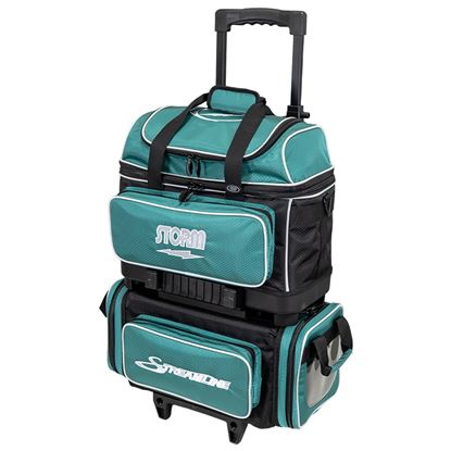 Picture of Storm Streamline 4 Ball Roller Hex Teal Grey Bowling Bag