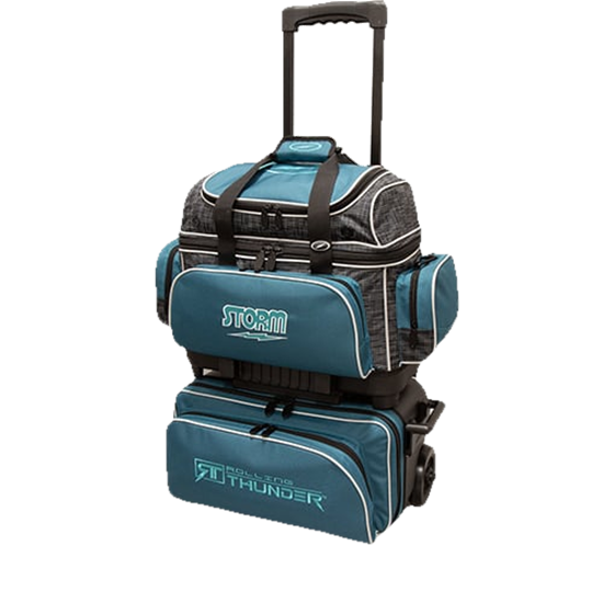 Picture of Storm 4 Ball Rolling Thunder Steel Blue Black Bowling Bag