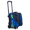 Picture of Brunswick Punisher Double 2 Ball Roller Blue Green Bowling Bag