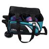Picture of KR Cruiser 2 Ball Double Roller Teal Black White Bowling Bag