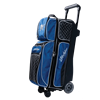 Picture of KR Strikeforce Royal Flush 3 Ball 360 Triple Roller Black Bowling Bag