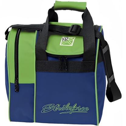 Picture of KR Rook 1 Ball Single Tote Navy Green Bowling Bag