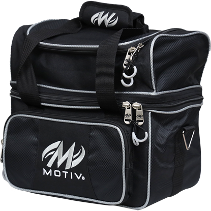 Picture of Motiv Prevail 1 Ball Single Tote Covert Black Bowling Bag
