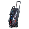 Picture of Hammer Hybrid Triple Black Orange 3 Ball Bowling Bag