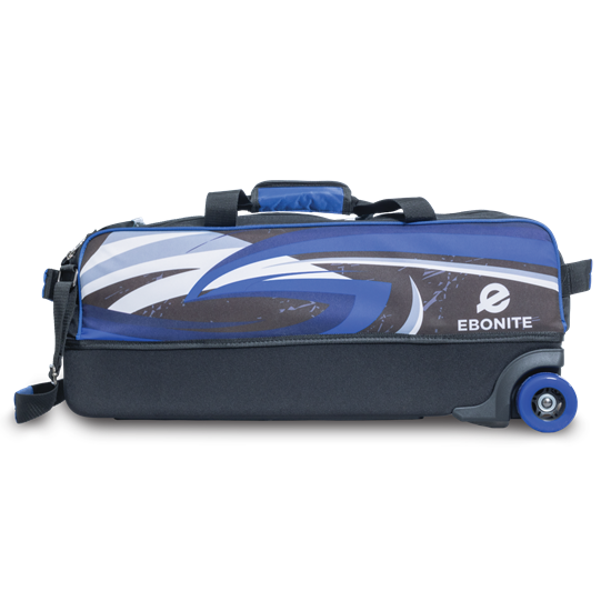 Picture of Ebonite 3 Ball Triple Tote Blue Bowling Bag