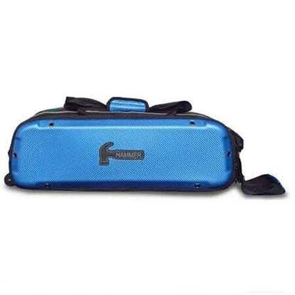 Picture of Hammer Carbon Shield 3 Ball Triple Tote Blue Bowling Bag