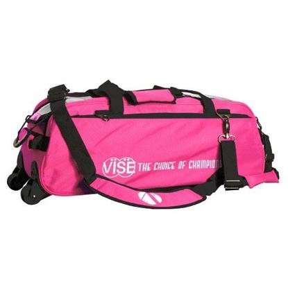 Picture of VISE 3 Ball Triple Tote Pink Bowling Bag