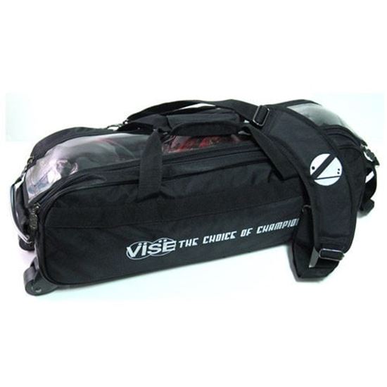 Picture of VISE 3 Ball Triple Tote Black Bowling Bag